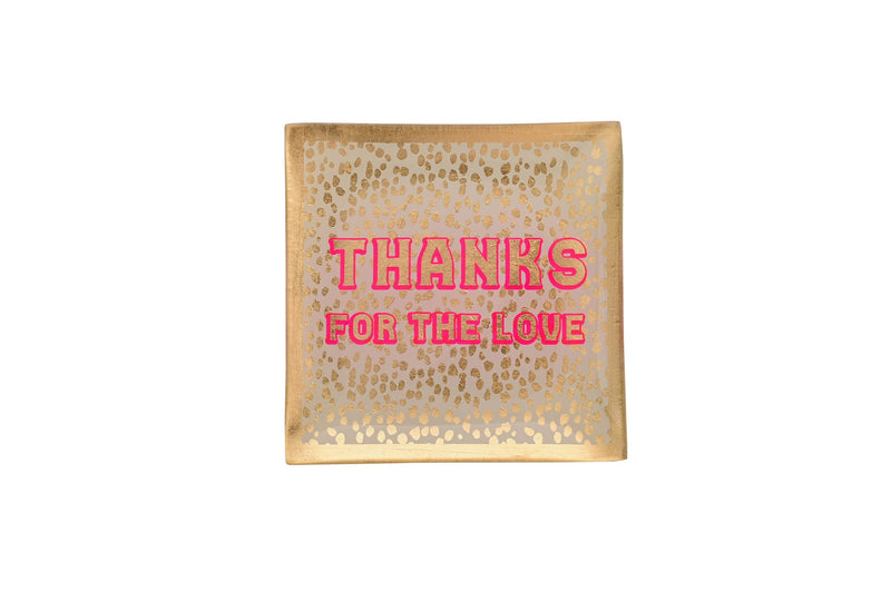 LOVE PLATES, GLASTELLER S, MOTIV: THANKS FOR THE LOVE, GOLD