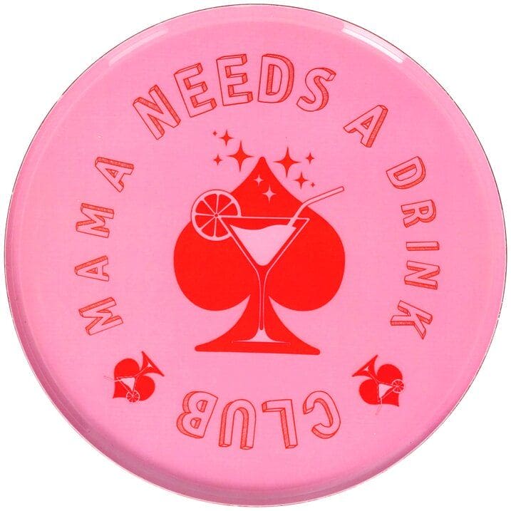 LOVE TRAYS, DEKOTABLETT, M, MOTIV: MAMA NEEDS A DRINK, ROSA