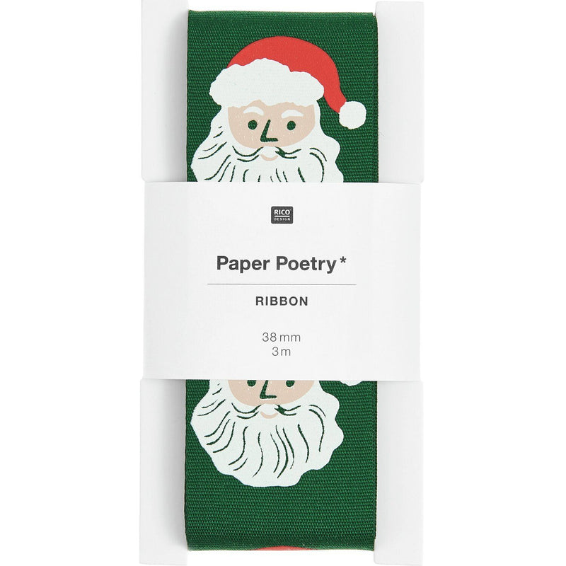 PAPER POETRY TAFTBAND WEIHNACHTSMANN 38MMX3M