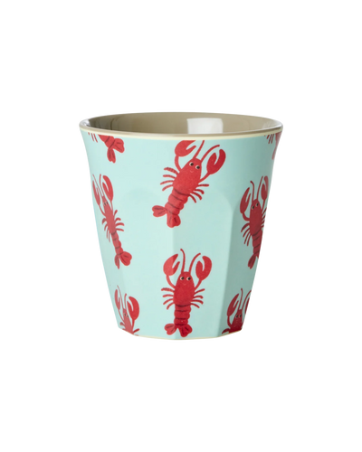 Kleine Becher - Blau - Ocean Print - 6er Pack