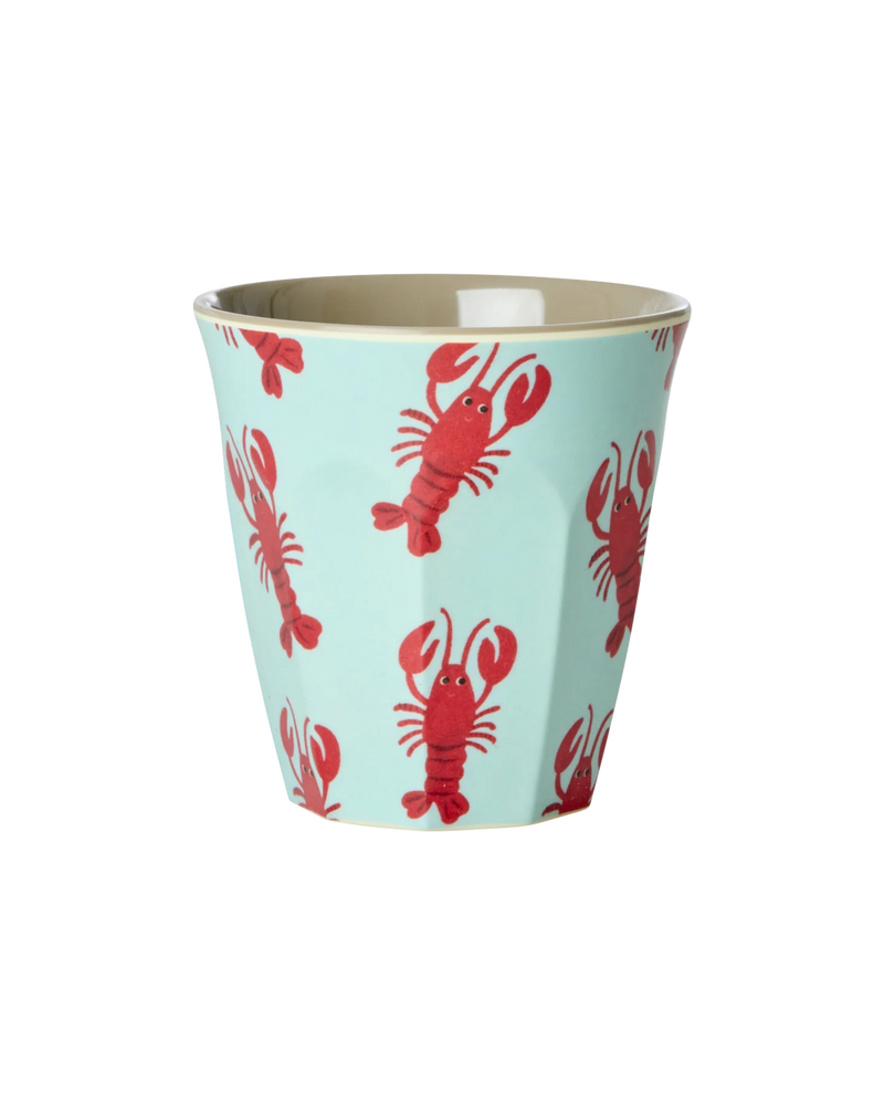 Kleine Becher - Blau - Ocean Print - 6er Pack