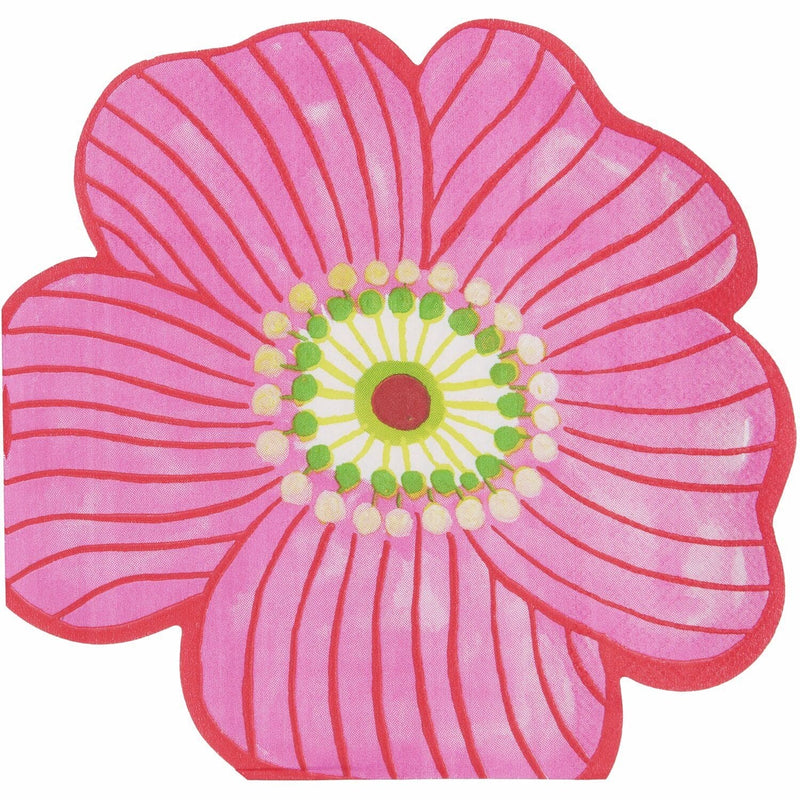 Serviette Pinke Blume, FSC MIX, 20 Stk, 32 x 30,5 cm, 17,5 g/m2