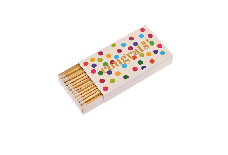 Matches Congrats Polkay Dots, Streichhölzer