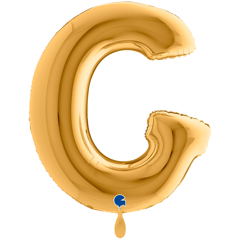 Buchstabenballon G XXL - Gold