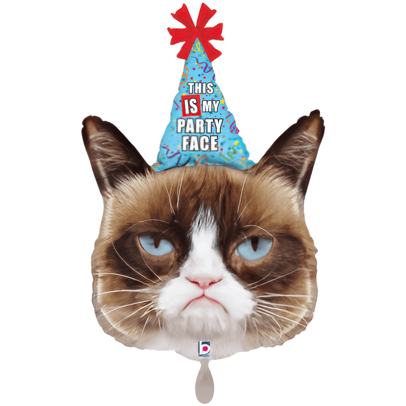 Folienballon Grumpy Cat Party Face XXL