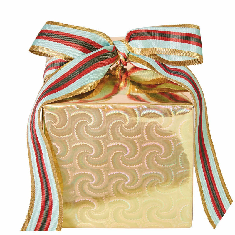 PAPER POETRY GESCHENKPAPIER HOLOGRAPHISCH MIT STERNEN 200X70CM 80G/M² GOLD