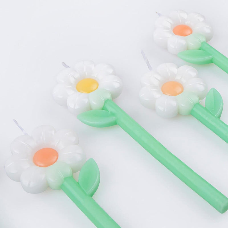 Gänseblümchen Kerzen (x6)