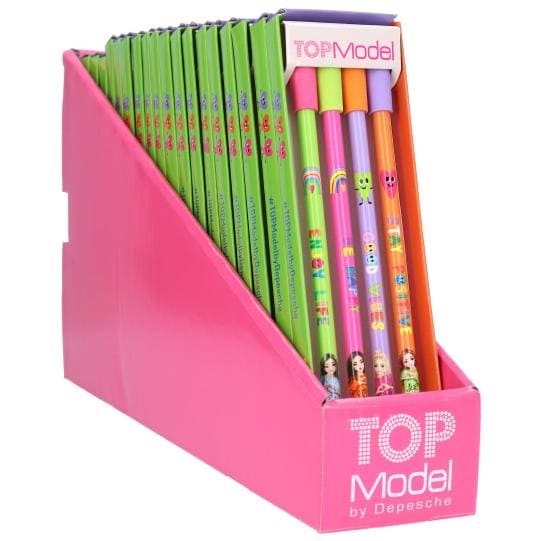 TOPModel Bleistift-Set mit Radier-Topper SELFLOVE