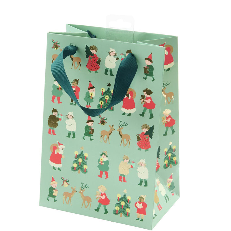 GESCHENKTÜTE WEIHNACHTSFIGUREN M 18X26X12CM