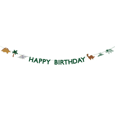 1 Bannergirlande - Happy Birthday - Dinosaurier | Boutique Ballooons