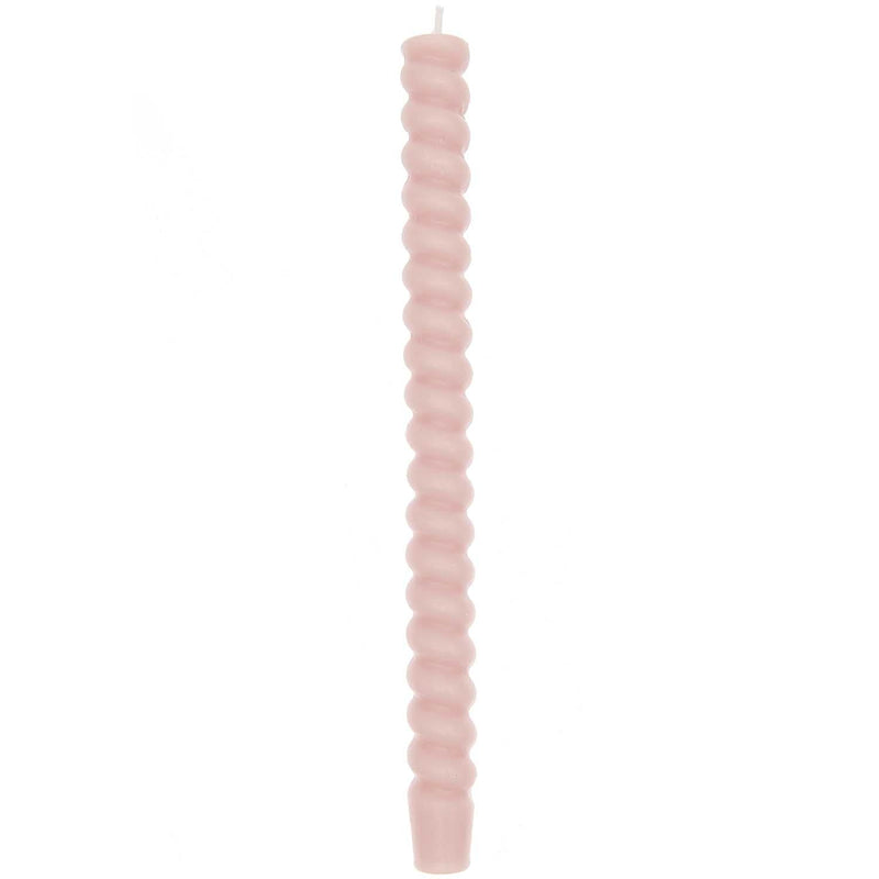 Spiralkerze 28 cm, Puder