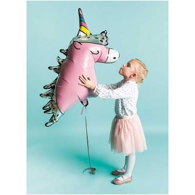 YEY! Let's Party Folienballon Einhorn 85x83cm