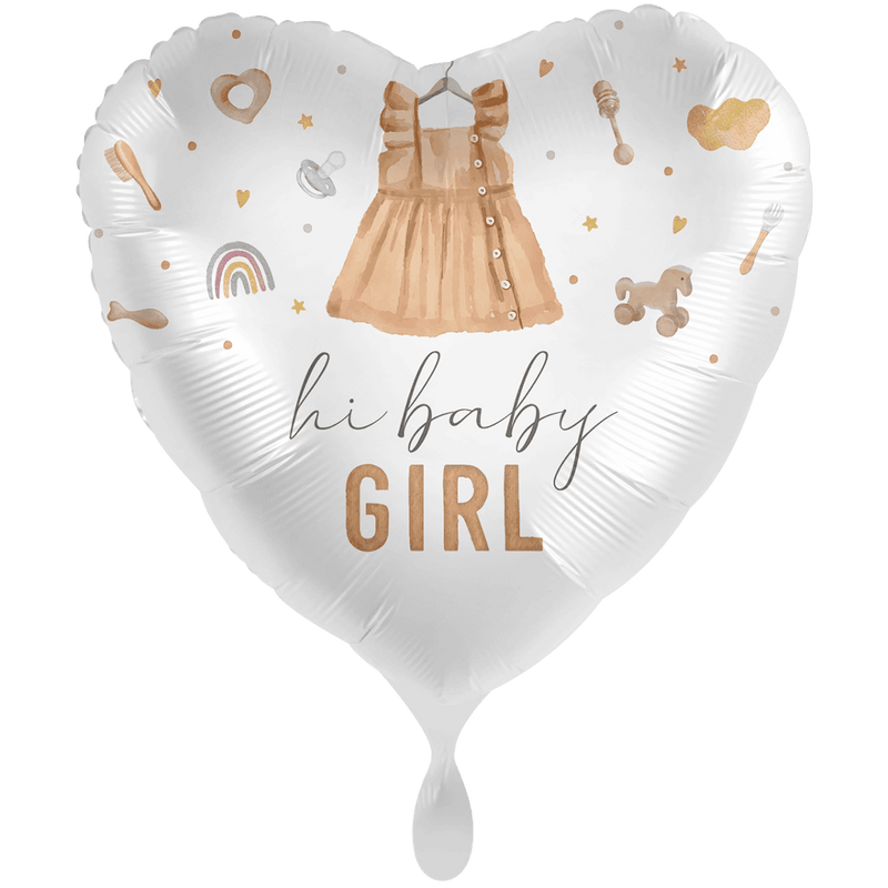 Cute Baby Girl Heart XXL