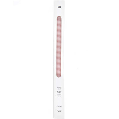 Spiralkerze 28 cm, Puder