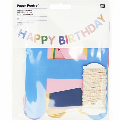 Girlande Happy Birthday, Magic Rainbow FSC MIX, 5m