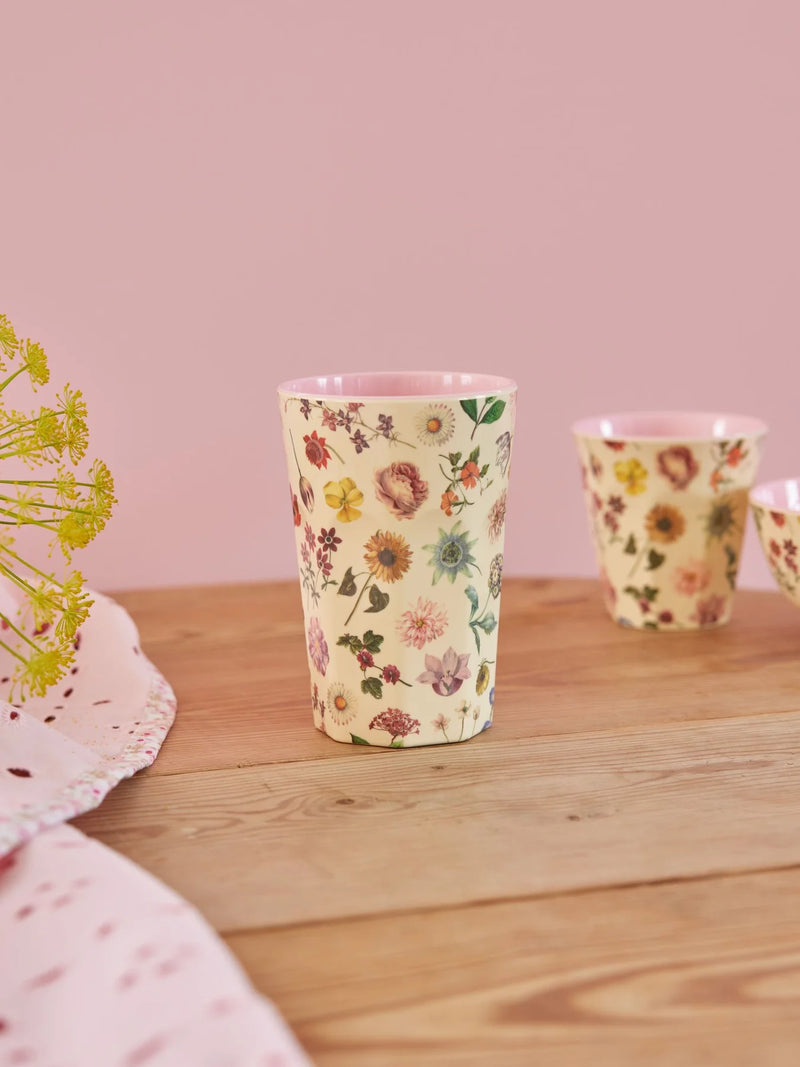 Hoch Becher - Crème - Floras Dream Print