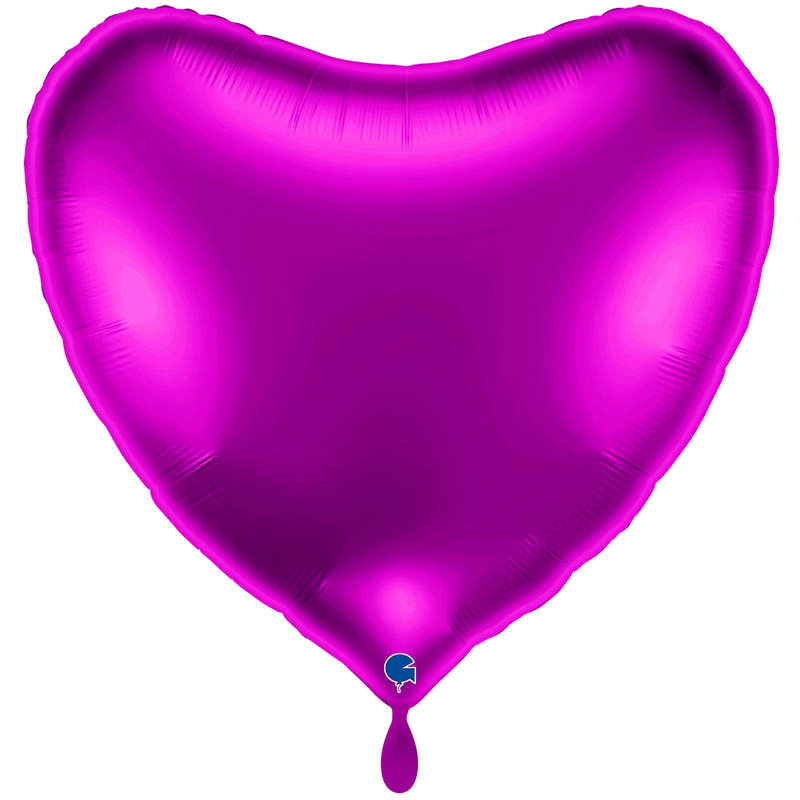 Herzballon XXL Lila