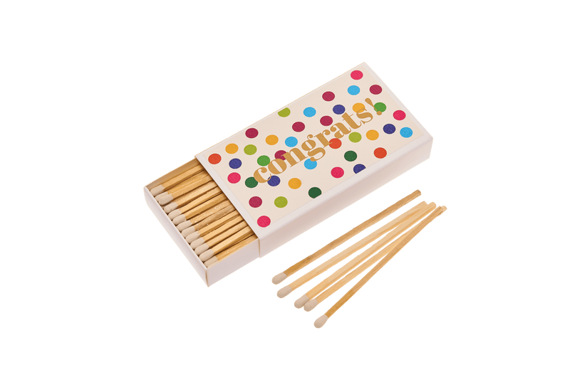 Matches Congrats Polkay Dots, Streichhölzer