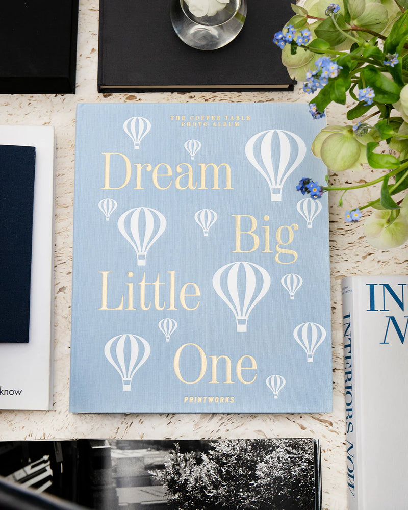 Baby Album - Dream Big Little One, Light Blue