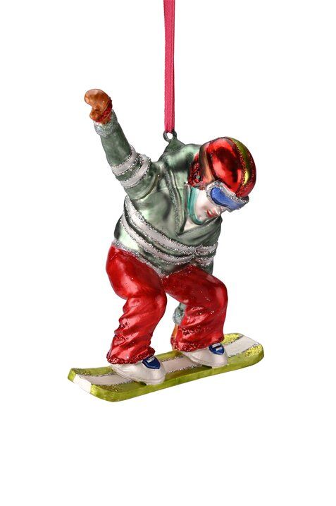 Hänger Snowboarder, mehrfarbig