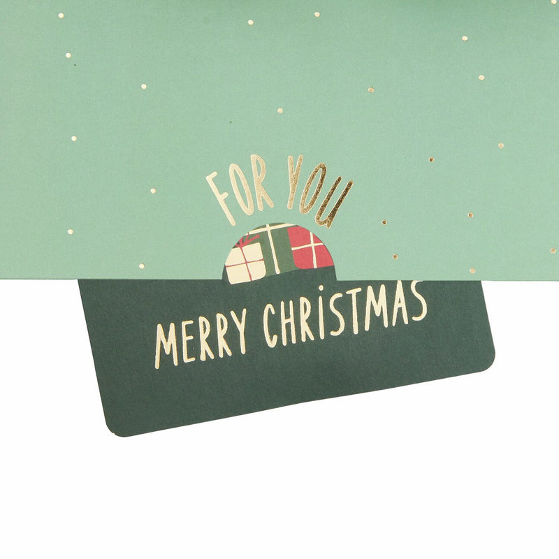 POP-UP KARTE WEIHNACHTSMANN FÜR GELDGESCHENKE A5