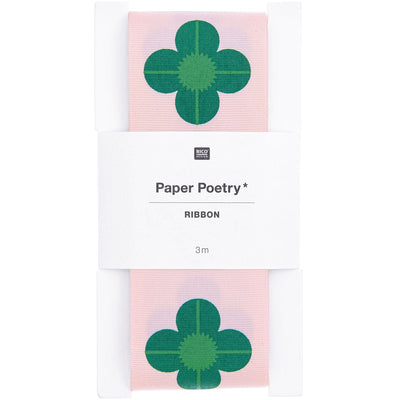 PAPER POETRY TAFTBAND KLEEBLÄTTER 38MM 3M