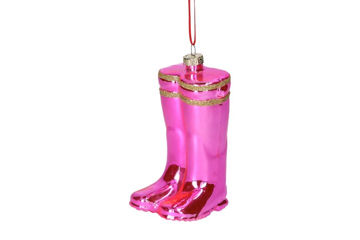 Hänger Stiefel, pink
