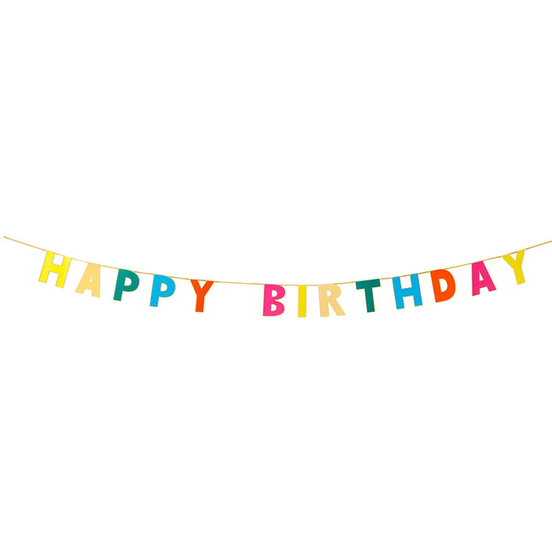 Talking Tables - Regenbogen-Girlande, Happy Birthday | Boutique Ballooons