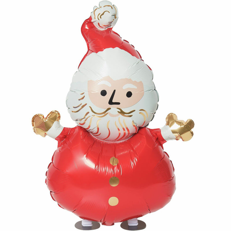 FOLIENBALLON WEIHNACHTSMANN LAUFEND