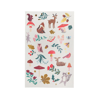 Woodland Temporary Tattoo Sheets (x 2 sheets)