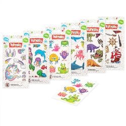 TATTOOS 6 X 10,5CM FÜR KINDER, 6-FACH SORTIERT | Boutique Ballooons