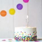 BIRTHDAY FUN ZAHLENKERZEN GLITTER MINI 7 | Boutique Ballooons
