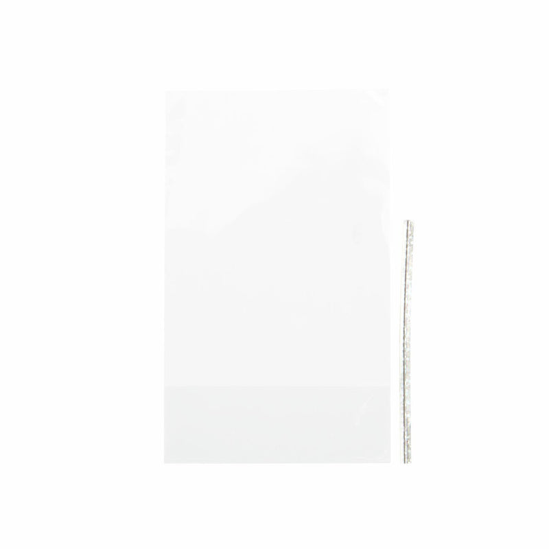 KEKSTÜTEN TRANSPARENT 10 STÜCK 90x150mm