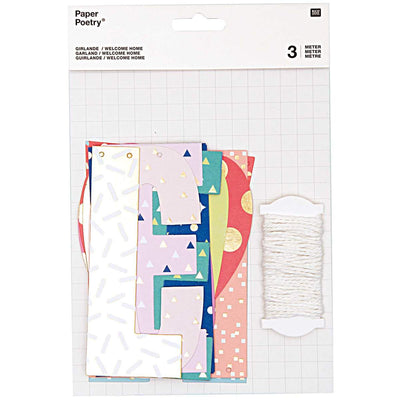 Paper Poetry Girlande Welcome Home 3m