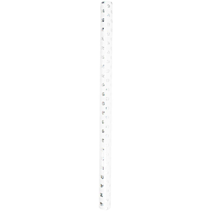 Paper Poetry Geschenkpapier Punkte weiß irisierend 70cm 2m