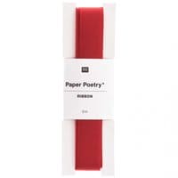 Paper Poetry Taftband rot 16mm 3m