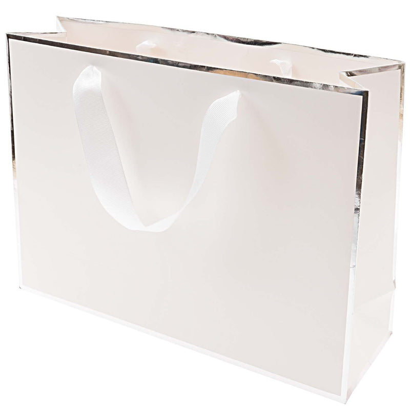 GESCH.TASCHE WEISS,SIL, FSC MIX | Boutique Ballooons