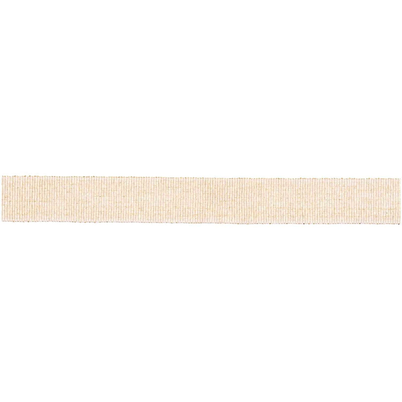RIPSBAND LUREX, ANTIK WEISS 16 MM / 3 M