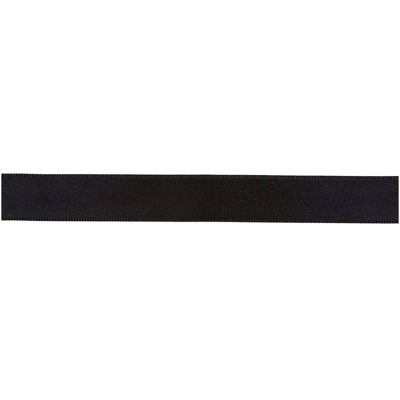 SATINBAND, SCHWARZ 16 MM / 3 M