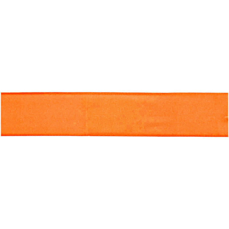 Satinband Neon orange, 25 mm / 3 m