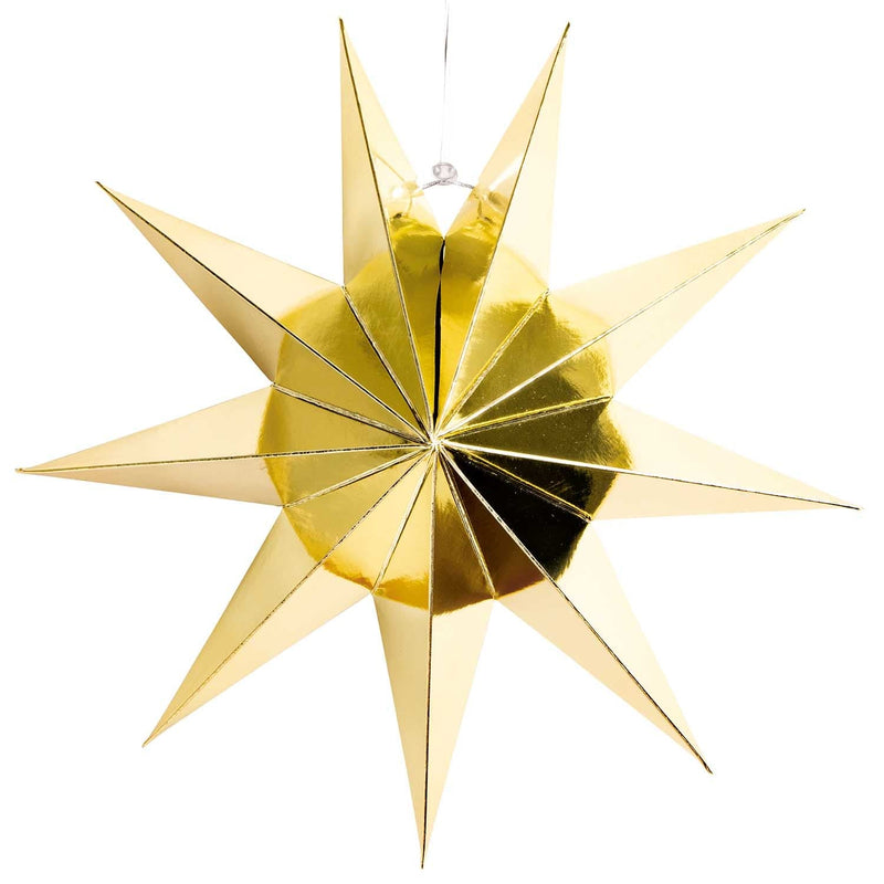 PAPIERSTERN,GOLD GLÄNZE, FSC MIX
