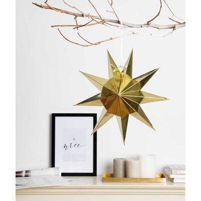 PAPIERSTERN,GOLD GLÄNZE, FSC MIX