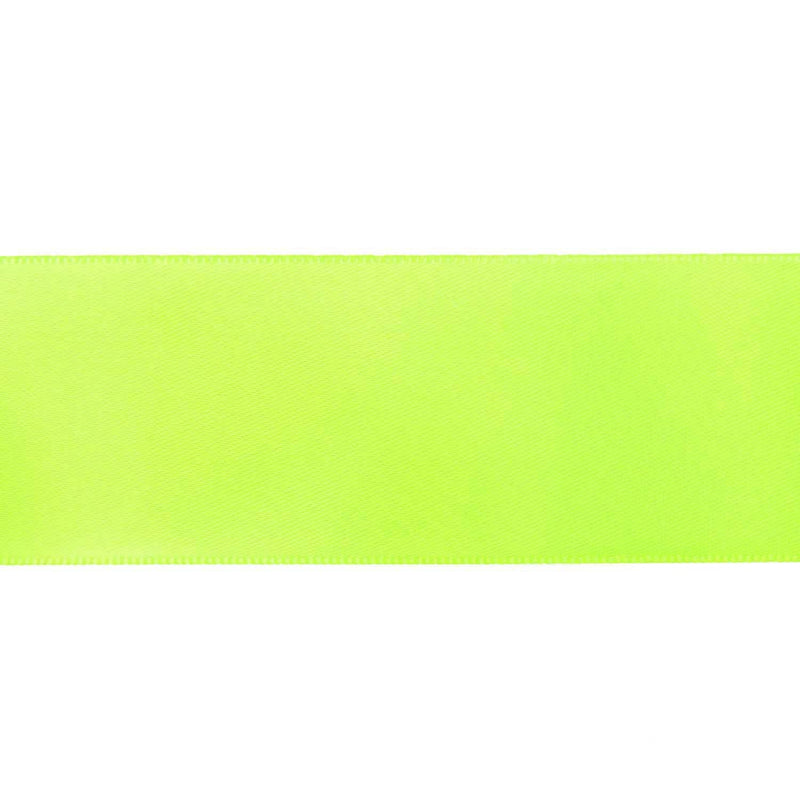 SATINBAND, NEON GRUEN 38 MM / 3 M
