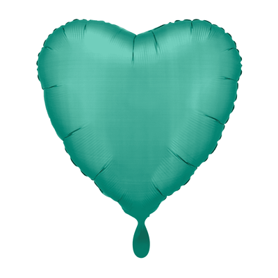 Herzballon - Silk Lustre - Jade Grün | Boutique Ballooons