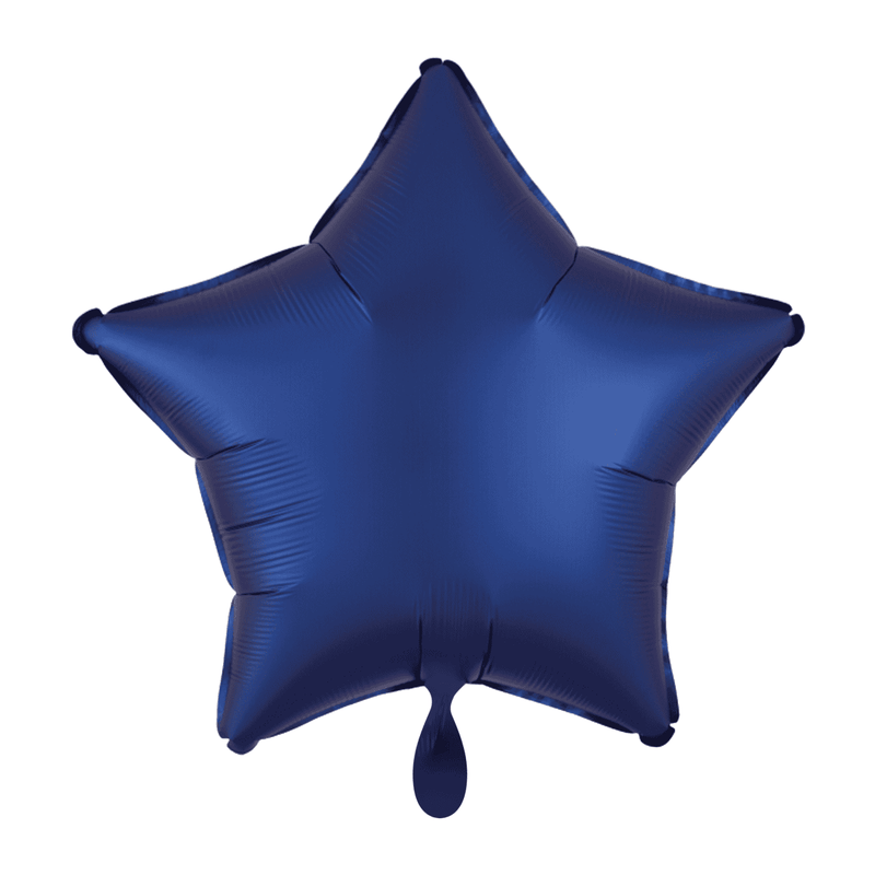Sternballon - Silk Lustre - Dunkelblau