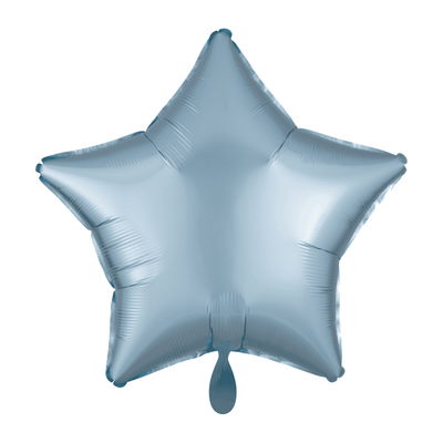 Sternballon - Silk Lustre - Pastel Blau | Boutique Ballooons