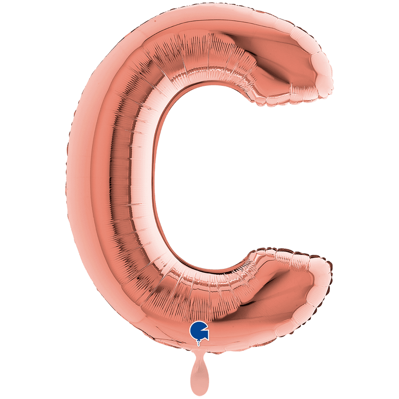 Buchstabenballon C XXL - Rosegold