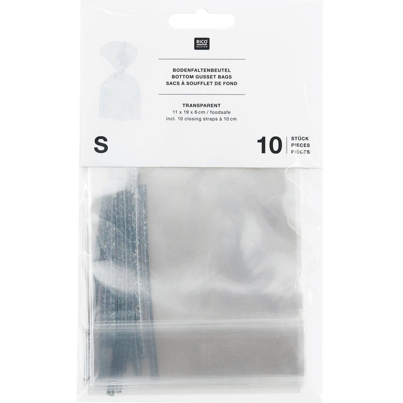 KEKSTÜTEN TRANSPARENT 10 STÜCK 112x192mm