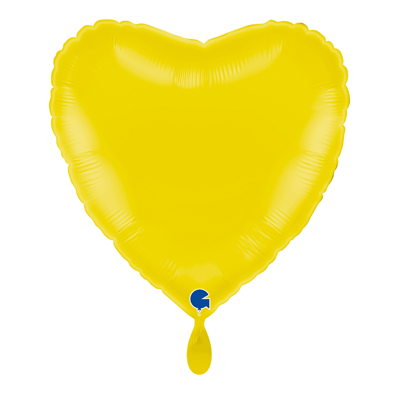 Herzballon Pastellgelb