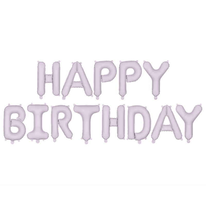 Schriftzug - Happy Birthday - Lila